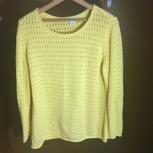 Liz Claiborne Yellow Sweater